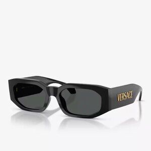 NEW VERSACE SUNGLASSES WOMEN BLACK VE4489U GB1/87 EYEWEAR VERSACE VE4489U GB187